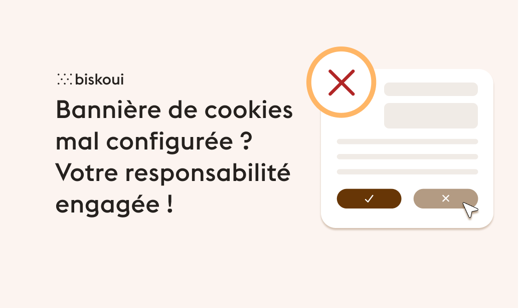 Bannière de cookies mal configurée : quels risques pour votre site Internet en Suisse ?